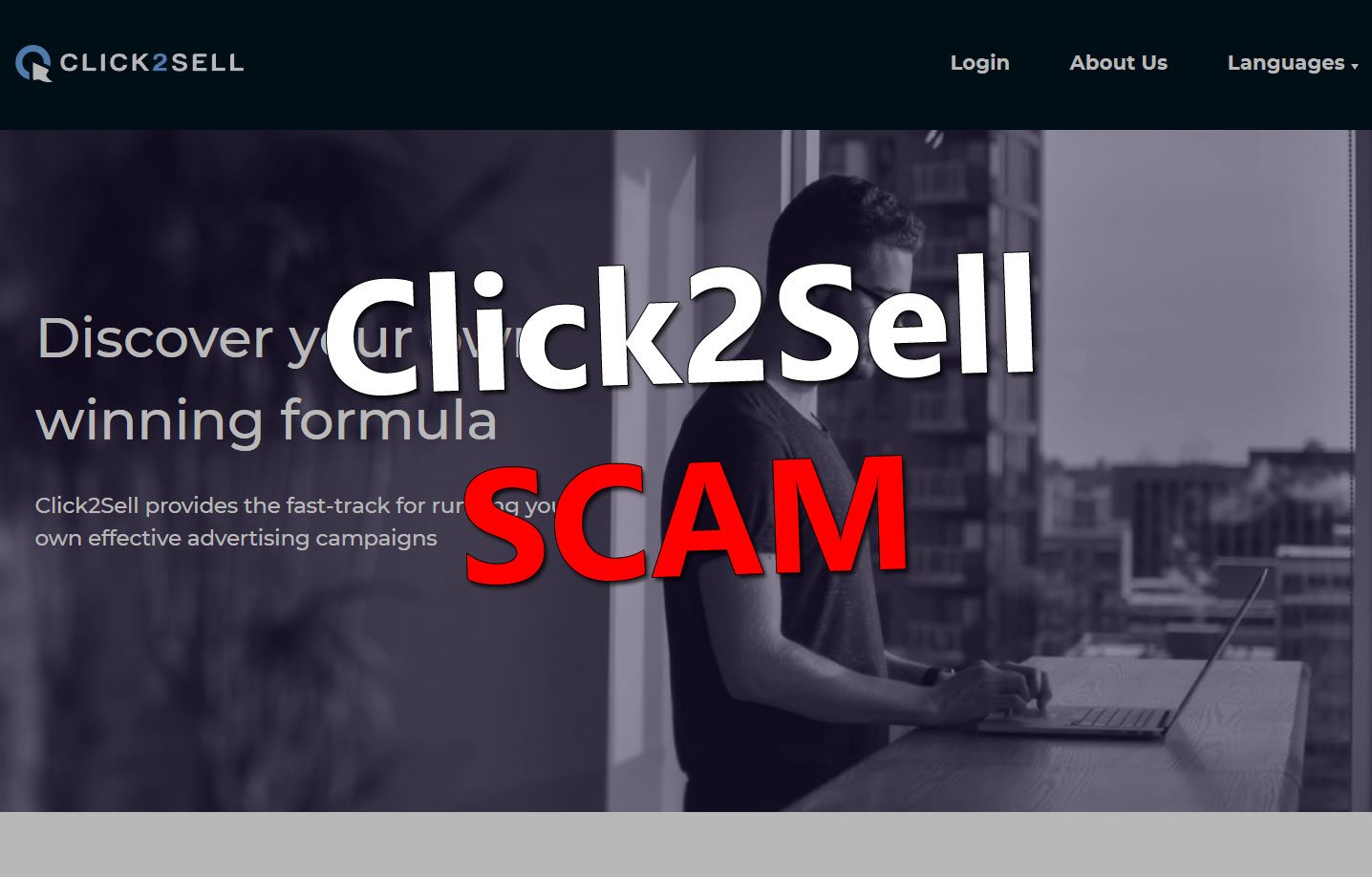 Click2Sell Website Screenshot